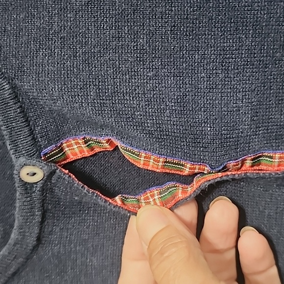 Extra Point by Reference Point Woman & Dog Applique Cardigan - Picture 4 of 7